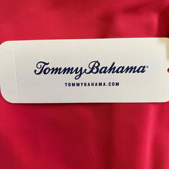 Tommy Bahama Pearl High Neck One-Piece Swimsuit, Coral Coast, Size 14, NWT - Picture 7 of 14